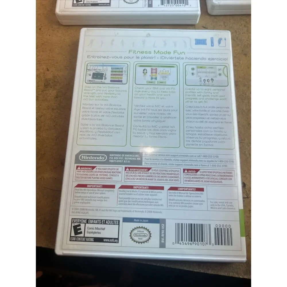 Wii 3 Game Bundle Wii Fit Outdoor Challeng Highschool Musical Sing It
